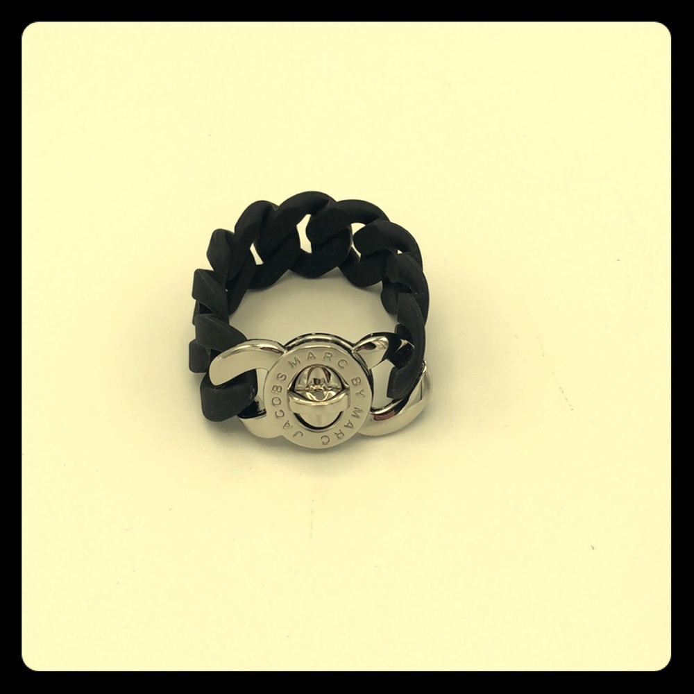 Marc by Marc Jacobs silver and black bracelet